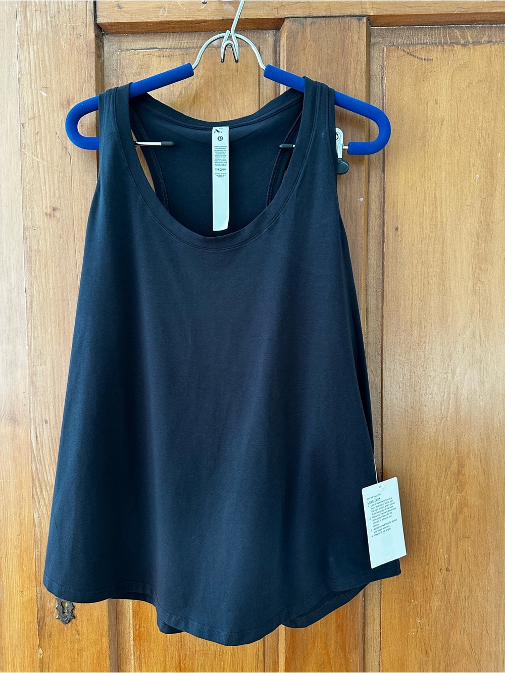 lululemon athletica Black Scoop-Neck Racerback Tank